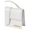 Jacquemus Logo Flap Crossbody Bag With Built-In Pocket Women Handbags White Black JVM1681958978719
