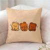 Cute Sleeping Polar Bear Pillow Case Pillowcase Doublesided Printed Sofa Cushion Bedroom Headboard Pillow