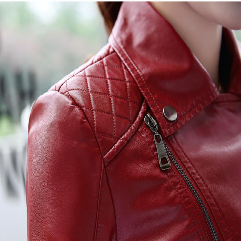 soft leather ladies jacket