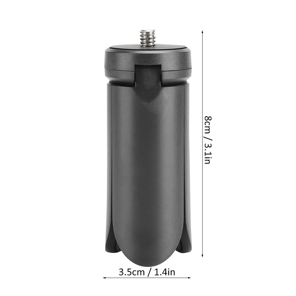 Non-Slip Desktop Tripod with 1/4 inch screw   for Smartphone Action Camera Holder(Black )