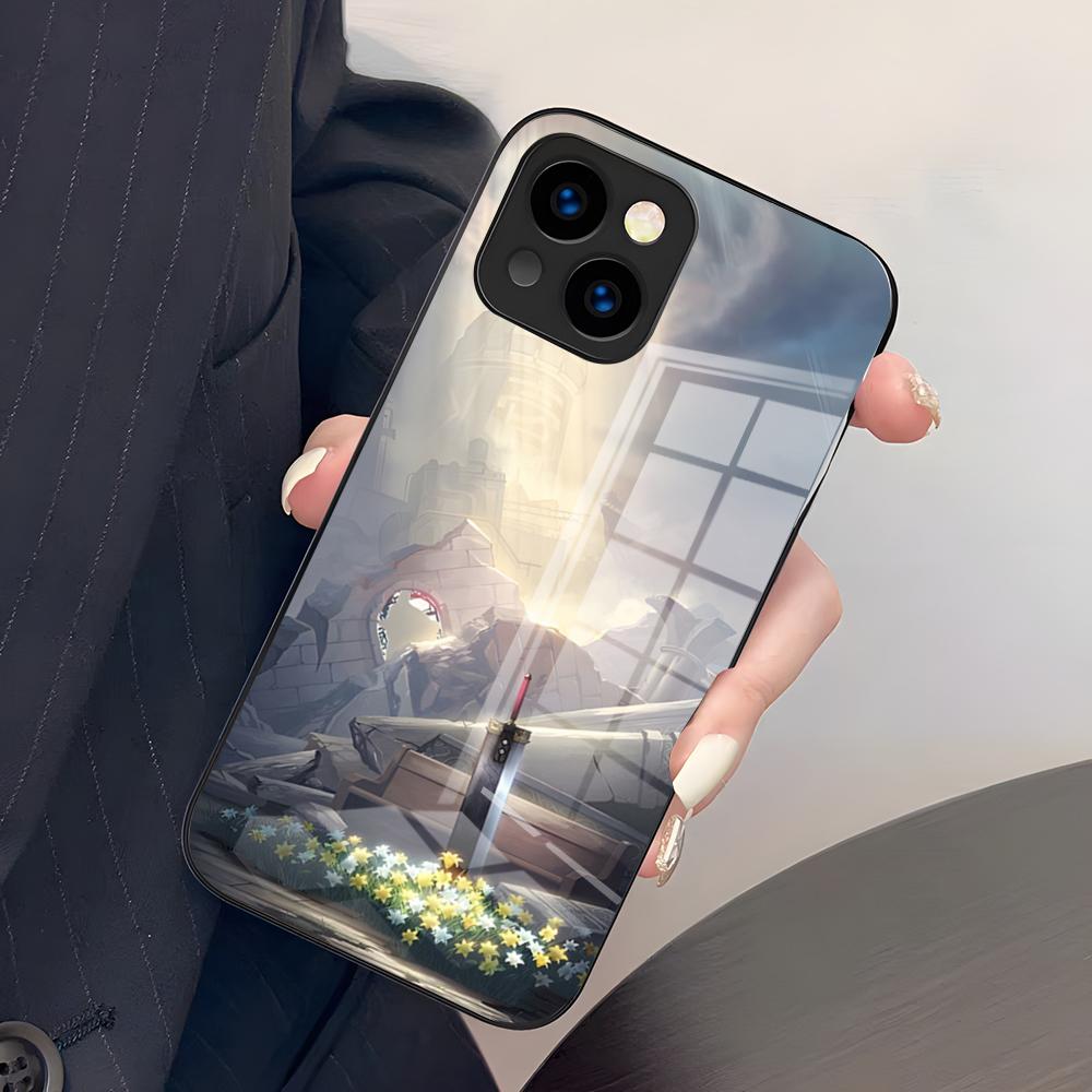 F-Final F-Fantasy Phone Case For IPhone 17 Pro Max 15 Pro 16 14 Plus 12 13 Mini 11 Pro Shockproof Glass Cover