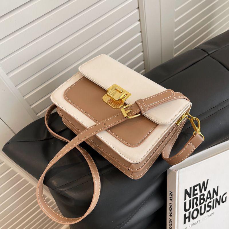 French niche bag women's 2025 new trendy high-end women's messenger bag fashion small square bag versatile shoulder bag