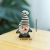1PC Cartoon Image Handcrafted Fairy Garden Exquisite Glass Cute Christmas Tree Ornament Mini Santa Claus Figurines Desk Ornaments