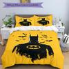 3pcs Batman Bedding Set, Soft Polyester Duvet Cover and Pillowcases Machine Washable Seasons all suitable & Guest Room Decor312