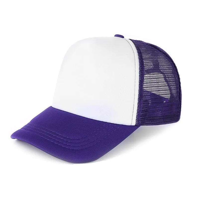 Unisex Cheaper 5 Panel Trucker Hat For Adult Summer Net Baseball Cap Men Women For Him Her Blank Mesh Adjustable Sun Hat Visor