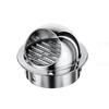 304 Stainless Steel Ventilation Cap: Rain-Proof Exhaust Cover for Exterior Wall and Range Hood, PVC Compatible