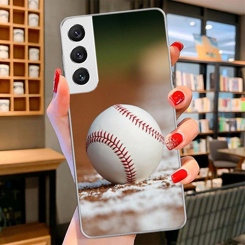 Baseball Sport Cover Phone Case For Samsung Galaxy S26 S25 Edge S24 Ultra S23 S22 Plus S21 S20 FE Soft Fundas Shell Galaxy S25 S
