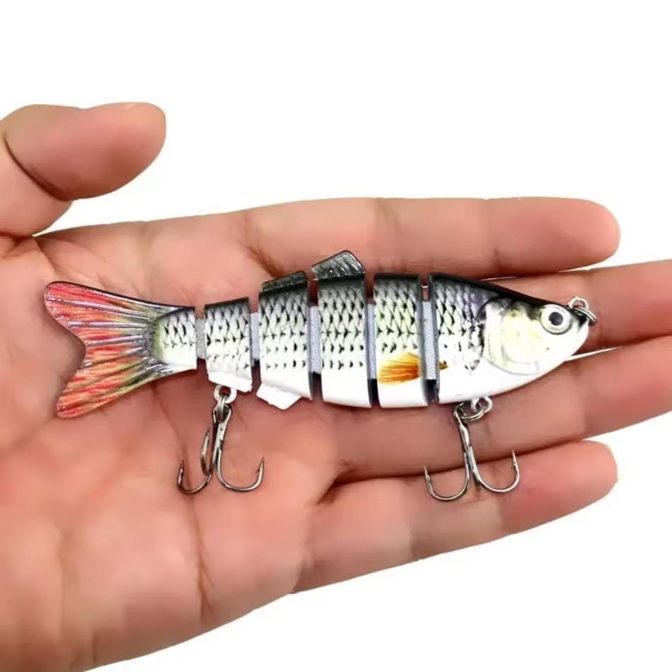 1 Pcs Gear Simulated Multi Section Road Bait 6-section 10cm/15g Biomimetic Submerged Baits High-quality Outdoor Fishing