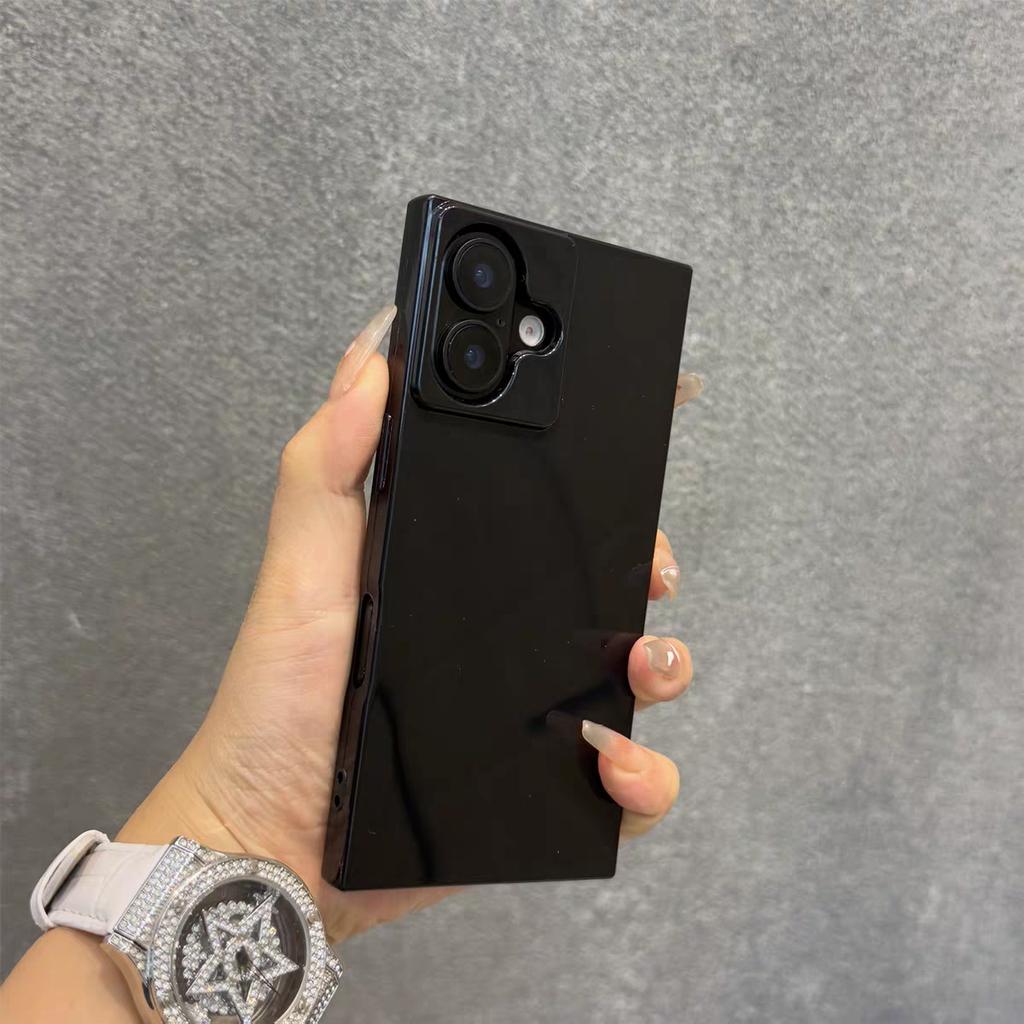 Luksusowe Kwadratowe Miękkie Silikonowe Etui Przezroczyste Odporne na Wstrząsy Dla iPhone 16 15 14 Plus 13 12 11 Pro Max Kryształowa Kostka Lodu Zbroja Pokrowiec