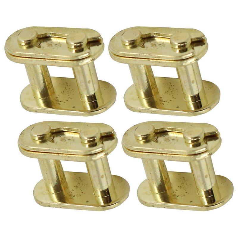 4 Sets Gold T8F Motorcycle Dirt Bike ATV Chain Master Link O-Ring Joint Connector Clip