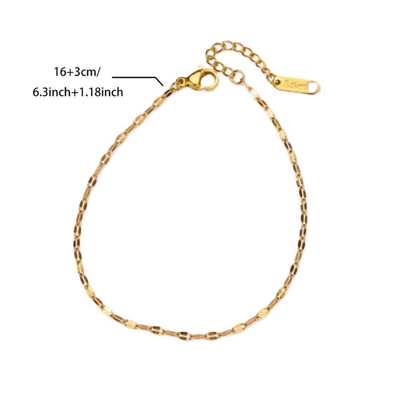 

Exquisite cross love bracelet anklet niche design fashionable titanium steel non-fading versatile jewelry