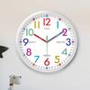 8 Zoll Leise Quarzwanduhr für Wohnzimmer Schlafzimmer Küche Heimdekoration Feiertagsgeschenk Keine Batterie enthalten