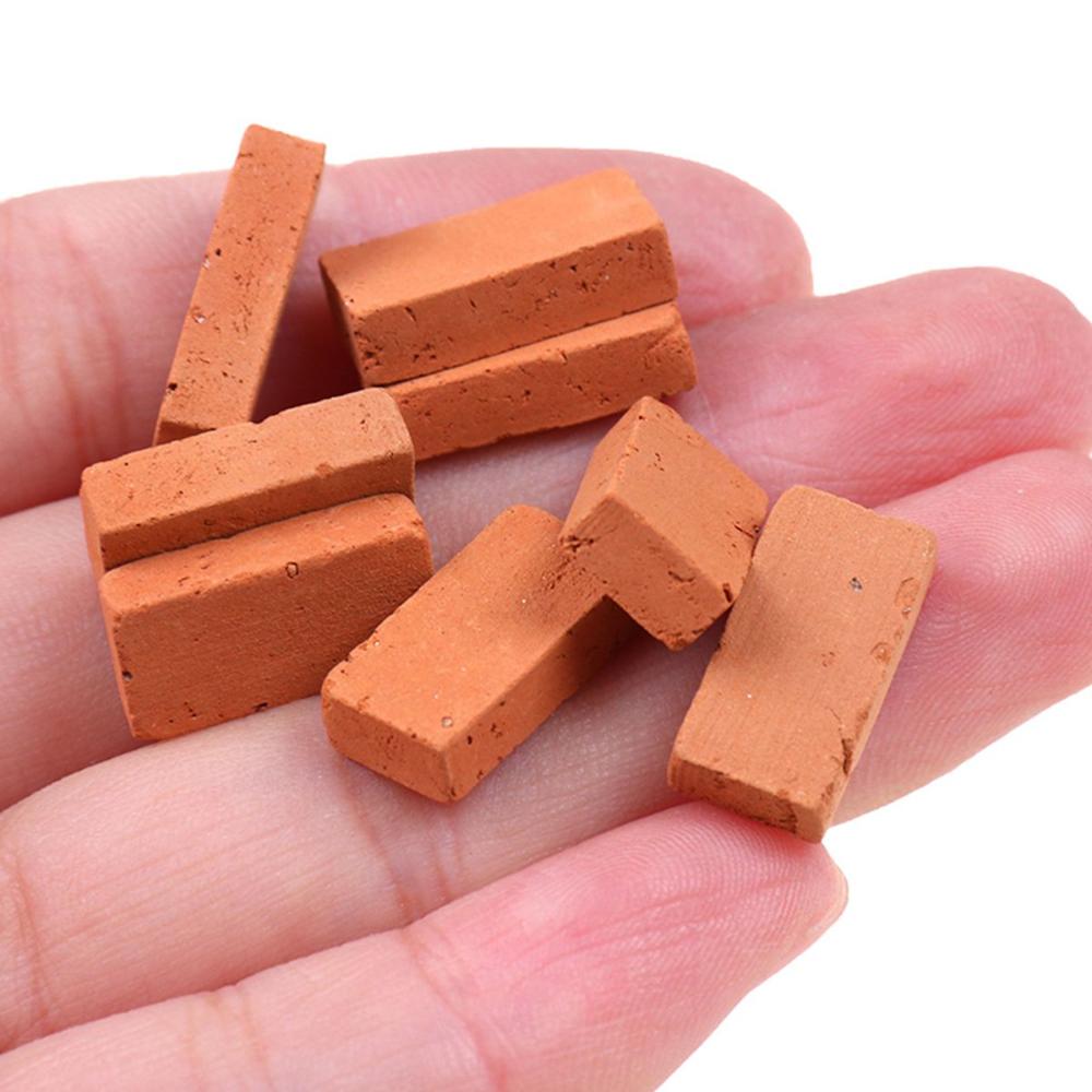 Garden Clay Dollhouse Accessories Landscaping Mini Bricks Miniatures Mini Figurine Tiny Ornament