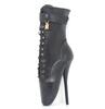Fashion 18cm Sky-High Heels Ballet Boots Women Sexy Ankle Botas,Fetish Goth Spike Heel,Pointed Toes,Unisex Show Dance Shoes,Custom Color
