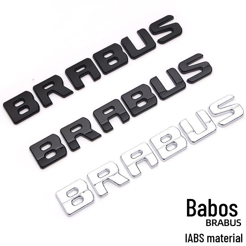 Emblemă Auto BRABUS Logo Englez Autocolant Decorativ Portbagaj Spate