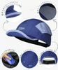 Croogo Umpire Mini Short Cycling Cap Cap, Summer, Soft, Brim, Brim, Lightweight, Quick-Drying, Water-Repellent, Mesh, Breathable, Unisex, (Rock Blue)