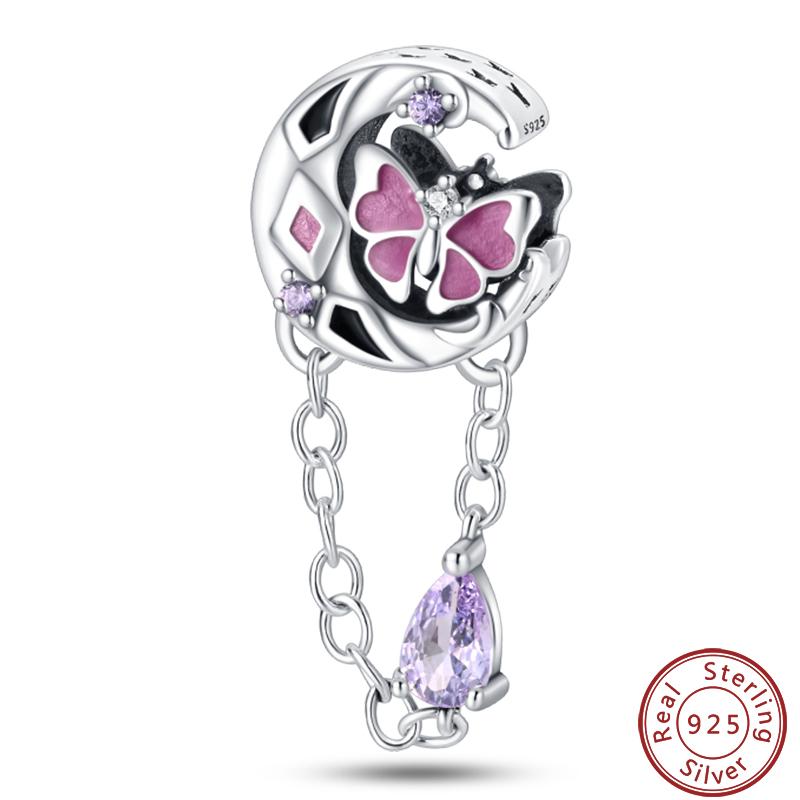 100% Copper Crescent Circular Dreamcatcher Net Lucky Blessing Series Charms Beads 3Mm Diy Fine Jewelry Making