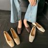 Soft! Huge Easy To Wear~ Huge Comfortable~ Folded Lambskin Single Shoes 2025 One-pedal Doudou Shoes Women's Comfort