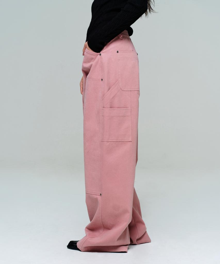 ERA Women Wide Carpenter Pants - Dusty Pink