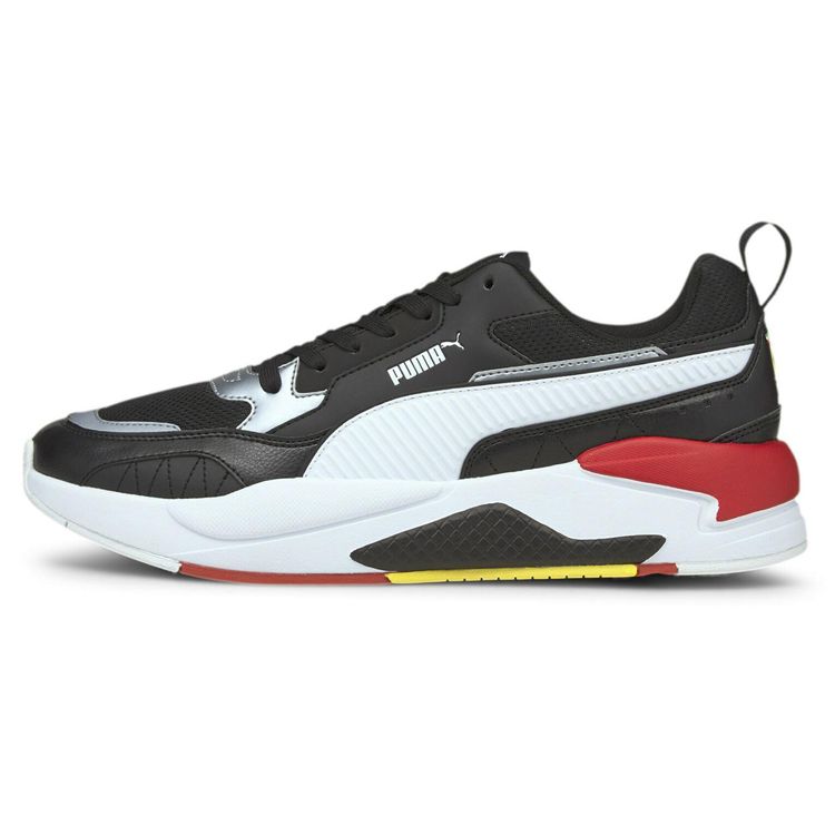 Puma X-Ray 2 Ferrari Race Fabric Comfortable Daily Low-Top Lifestyle Shoes Unisex Sneaker Black White Red 306553-04