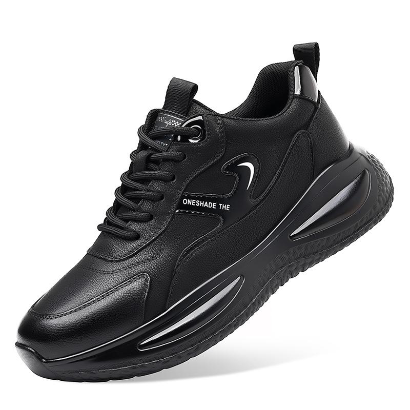 

Кожаная обувь для мужчин Натуральная кожа Повседневная обувь Модная деловая обувь Оксфорды Высококачественная дизайнерская рабочая обувь 44 чёрный