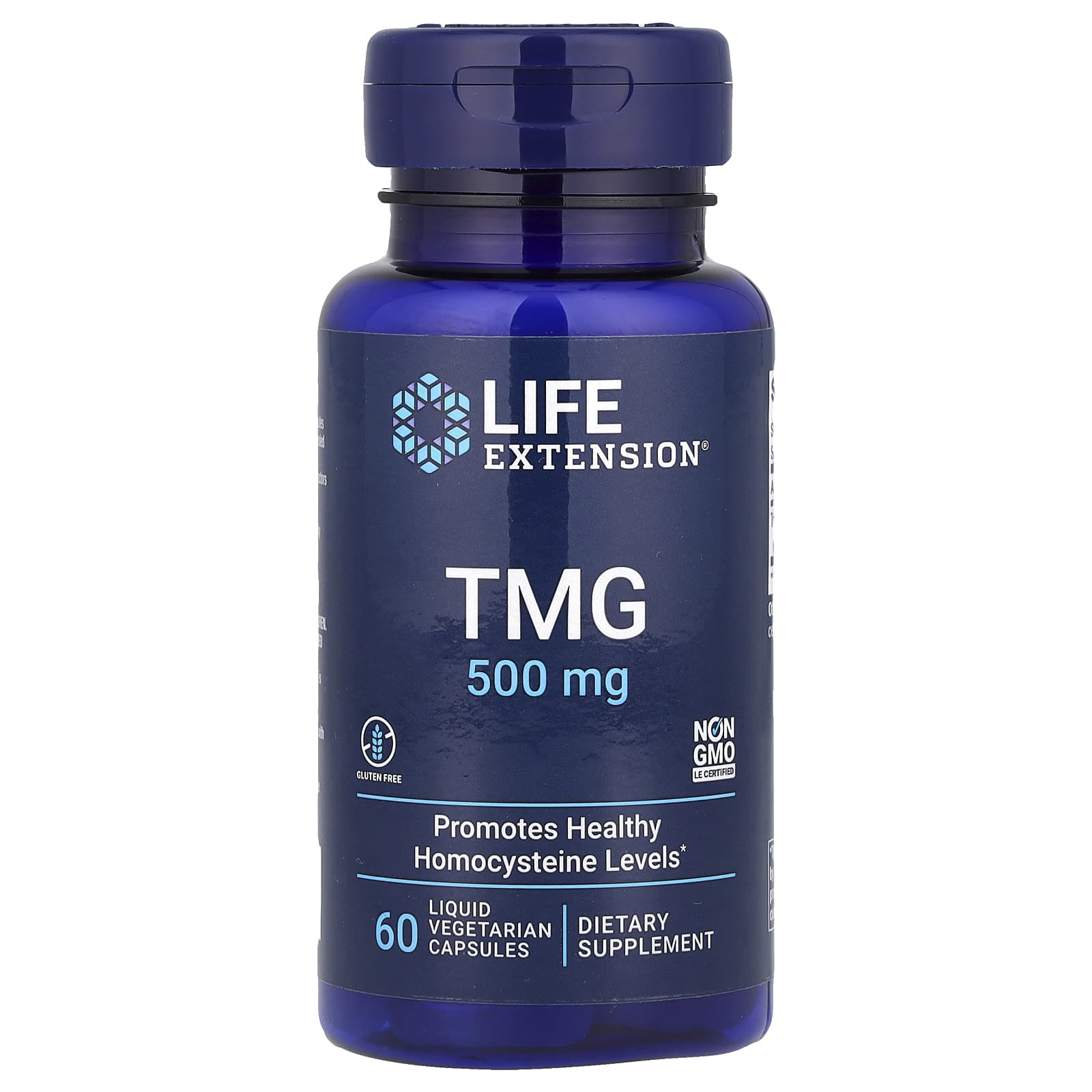 

Tmg, 500Mg, Liquid Veggie Capsules 60