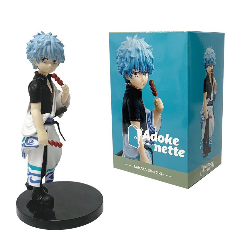 Adokenette Gintama Sakata Gintoki Katsura Kotaro Takasugi Shin Tekupiku Hareketli Figür Koleksiyonu Tatil Yeri Hediyesi