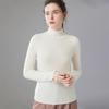 Fanzhen Women's High-Neck Slim Fit Cashmere Sweater