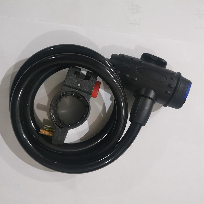 

Велосипедный противоугонный тросовый замок с ключом, регулируемой длины