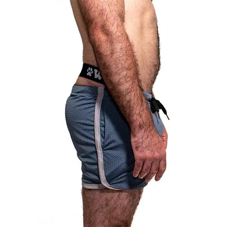 Pantaloncini Sportivi Uomo Crazy Muscle Asciugatura Rapida Corsa Fitness Allenamento Pantaloni Stretti Sottili a Tre Gambe