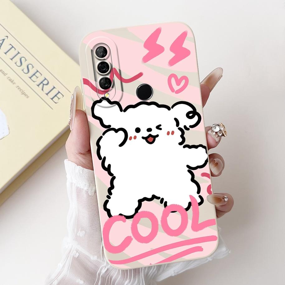 For Huawei P30 Lite Case MAR-LX1A Cover Cute Cartoon Camera Protection Soft Phone Case For Huawei P30Lite Nova 4e Honor 20S Capa