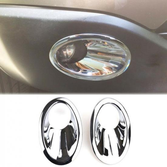For nissan qashqai / +2 / dualis j10 2010-2013 chrome front fog light cover trim
