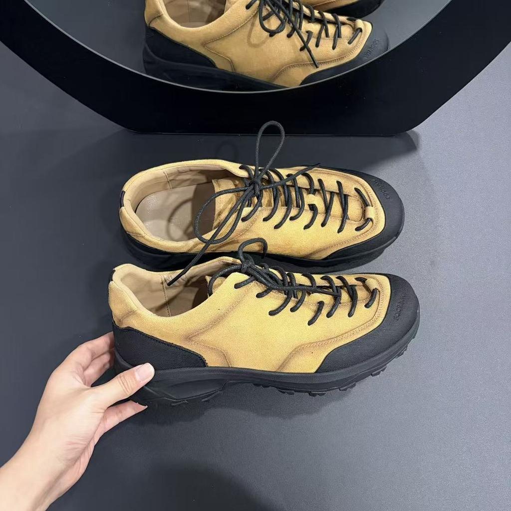 Functional Wear-Resistant Running Shoes Sports And Leisure Shoes New Men'S Shoes Outdoor Flat-Soled Walking Shoes Hiking Shoes