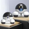 Robot Camera 1080P Wi-Fi Robot With Camera AI-powered Wi-Fi HD Double Lens 360-degree Night Vision With App Control Remote