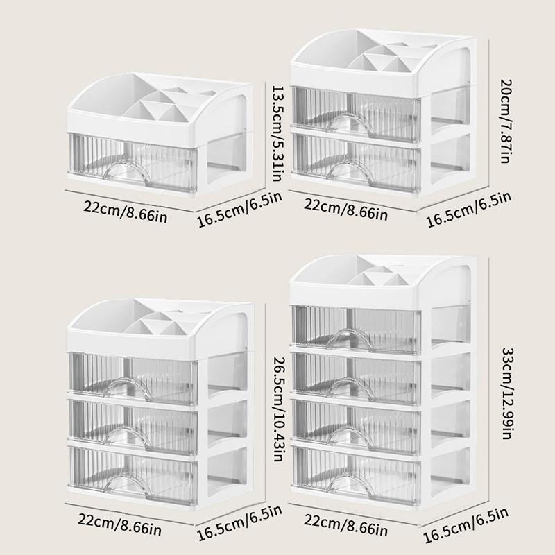 Desktop Storage Box Storage Drawer Hair Decoration Multi-Layer Storage Cabinet Cosmetics Jewelry Box Stationery Multi-Functional