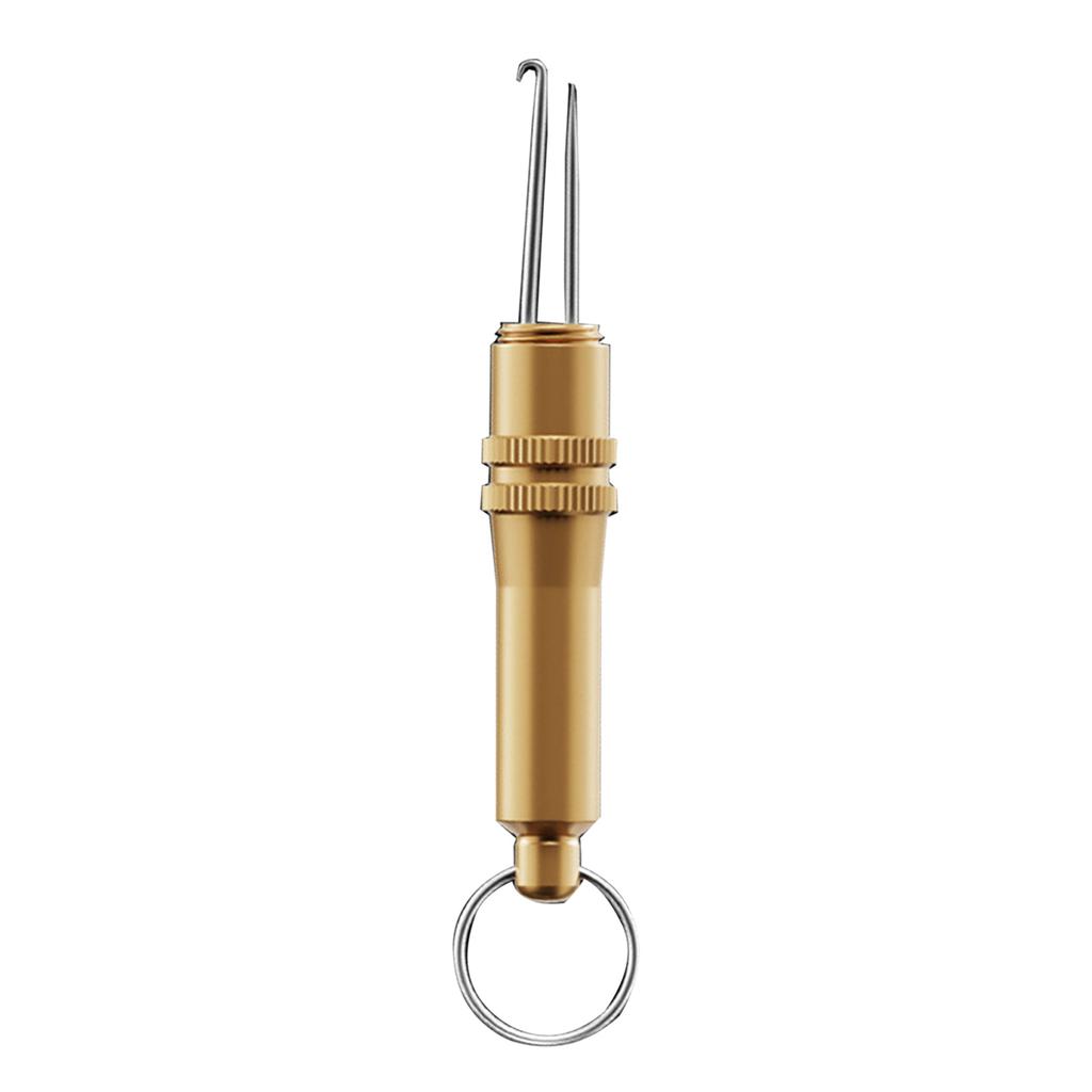Retractable Fishing Hooks Extractor Hook Puller Fish Line Knotter Tool Fishing Hook Separator Aluminum Fish Line Remover