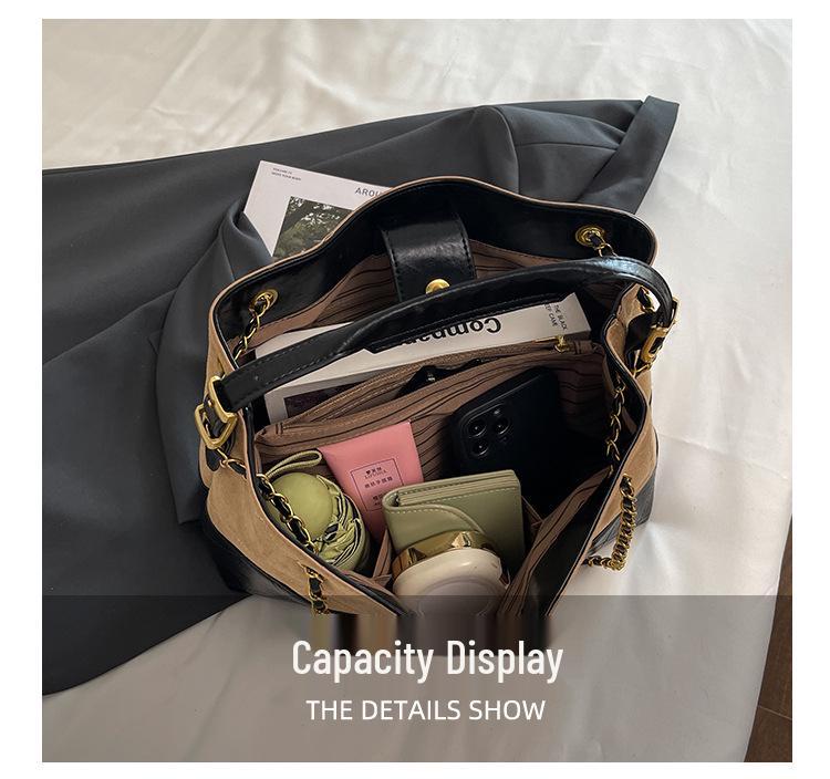 Europäische & Amerikanische Retro Matte Argyle Kette Tragetasche – Duftstil Crossbody für Damen, 2025 Edition