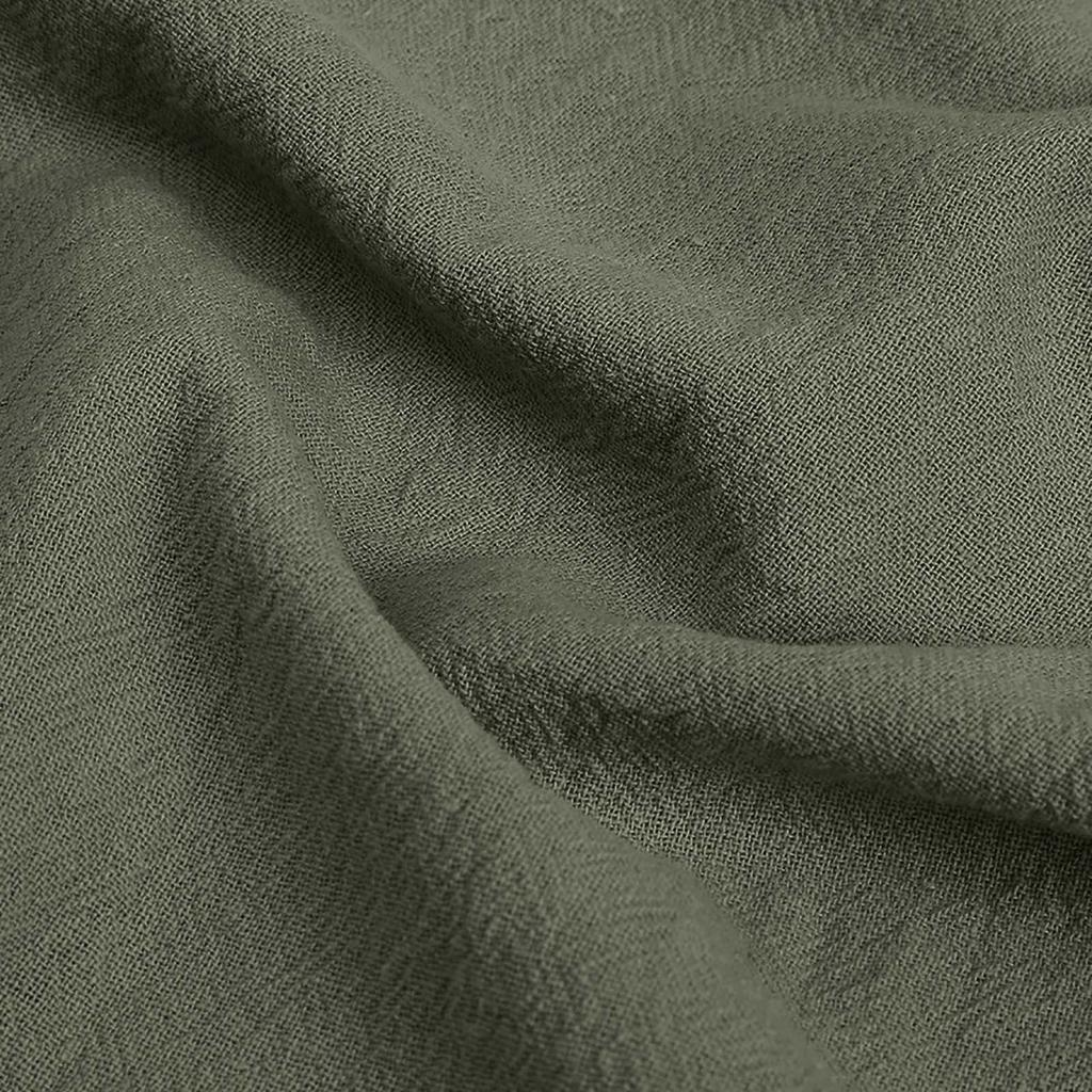 Fashion Color Cotton Linen Fashion Loose High Waist Casual Pants For Women