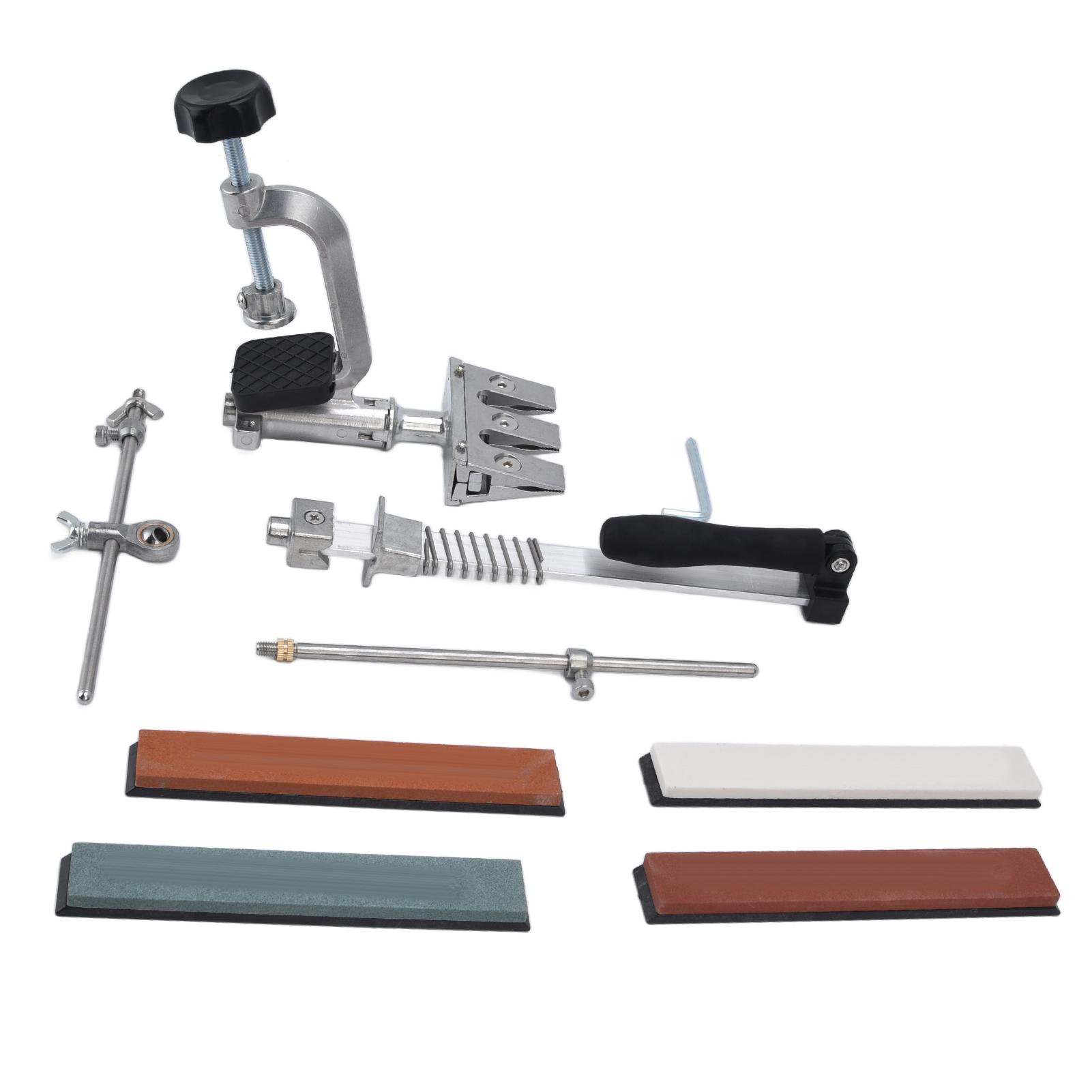 

Rehoo Pro Knife Sharpener Sturdy Professional Sharpening Stone Constant Angle Kitchen Tools RH 006