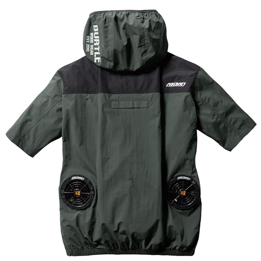 BURTLE Air Craft AC Tactical Short Sleeve Blouson (Clothing Only) [AC1156] (L, 35. Black)