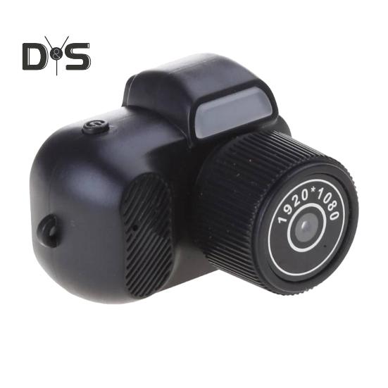 

Міні-цифрова камера з великим РК-екраном 1080P Проста в експлуатації перезаряджувана невелика компактна портативна відеокамера чорний