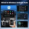 EC09-SI-C USB Mini Wired To Wireless CarPlay Android Auto Adapter 2 In 1 Car Connectivity Box
