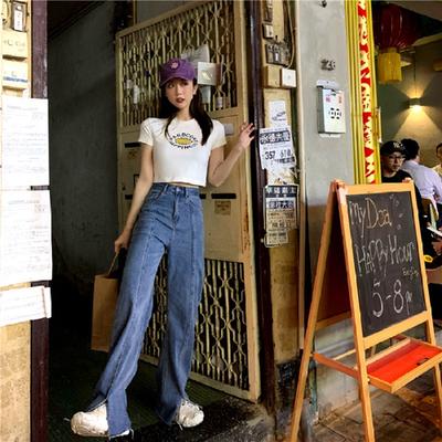 Short Summer Women's Slim Short-sleeved T-shirt for Women's Temperament and Sexy Top for Women