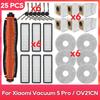 Compatible For ( Xiaomi Robot Vacuum 5 OV31GL / Xiaomi Robot Vacuum 5 Pro OV21GL ) Parts Main Side Brush Filter Mop Dust Bag