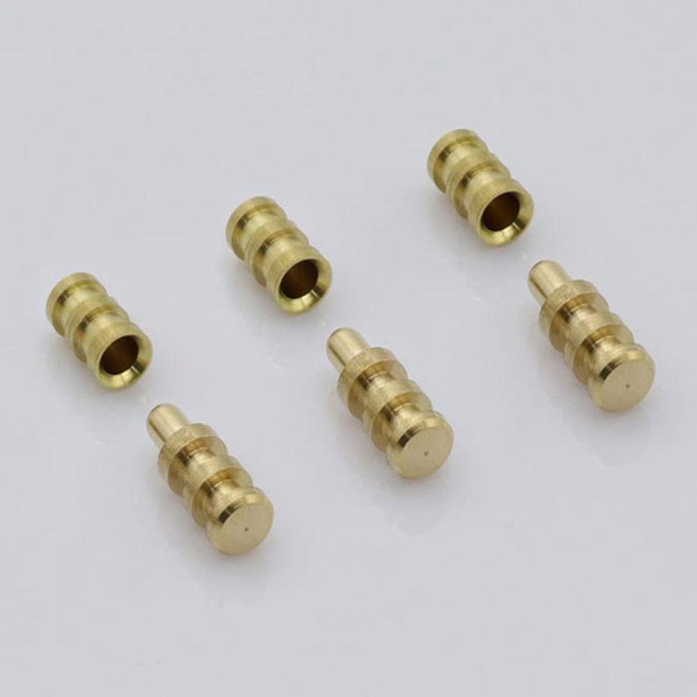1/15Pcs Metal Dowels Table Bolt Yellow Sleeve Connectors Tool Table Leaf Hardware  Furniture