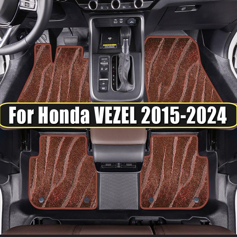Custom TPE Non-slip Car Floor Mat For Honda Vezel XRV 2015-2026 ,HRV ZRV 2026-2026 Wear-resistant Carpet Floor Car interior