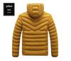 Men's Lightweight Hooded Cotton Jacket for Autumn/Winter - Stylish Outdoor Warm Coat