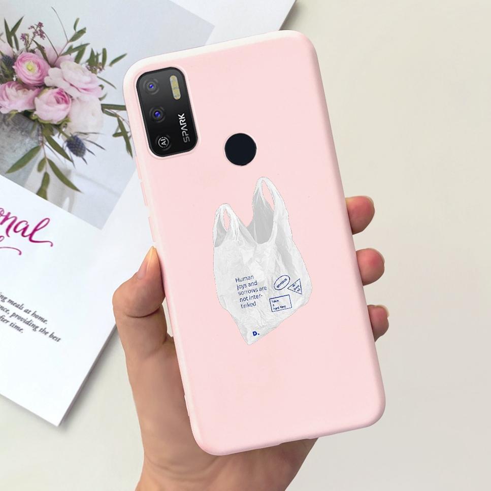For Tecno Spark 5 Air 7.0" Case Space Astronaut Cute Cat Soft Silicone Cover For Tecno Spark5 Air KD6a Bumper Phone Case Coque