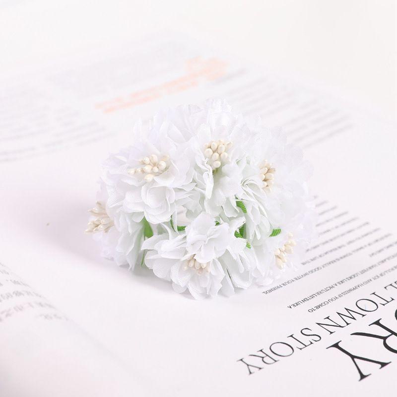 Mini Artificial Flowers Silk Carnation Bouquet Home Wedding Party Decor DIY Gift Wreath Decorations