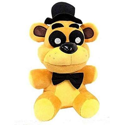Anime plyšová zlatá panenka FreddyGold Bear Xmas Gift Toy Show One Size